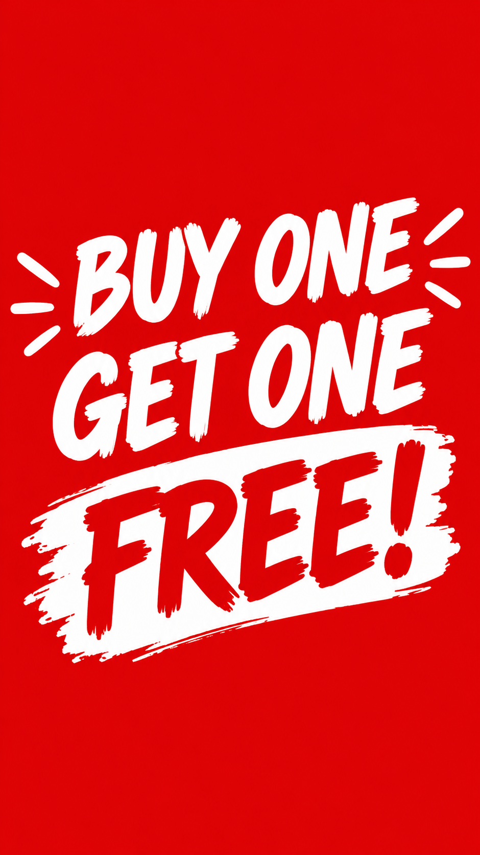 BY ONE GET ONE FREE !