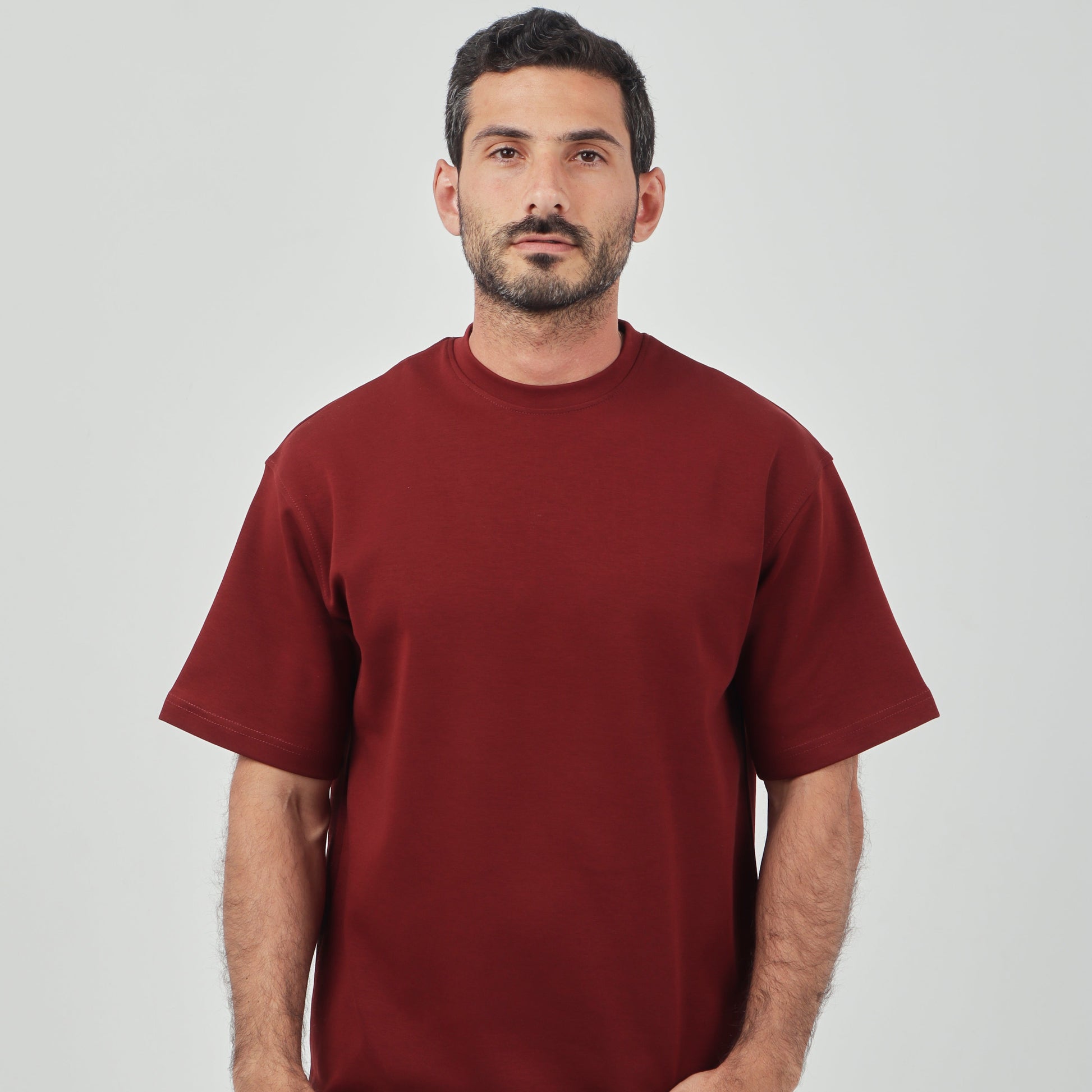 Burgundy Oversized T-Shirt - Beachill