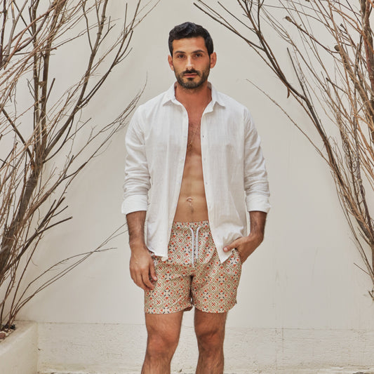 White Linen Shirt (Unisex) - Beachill