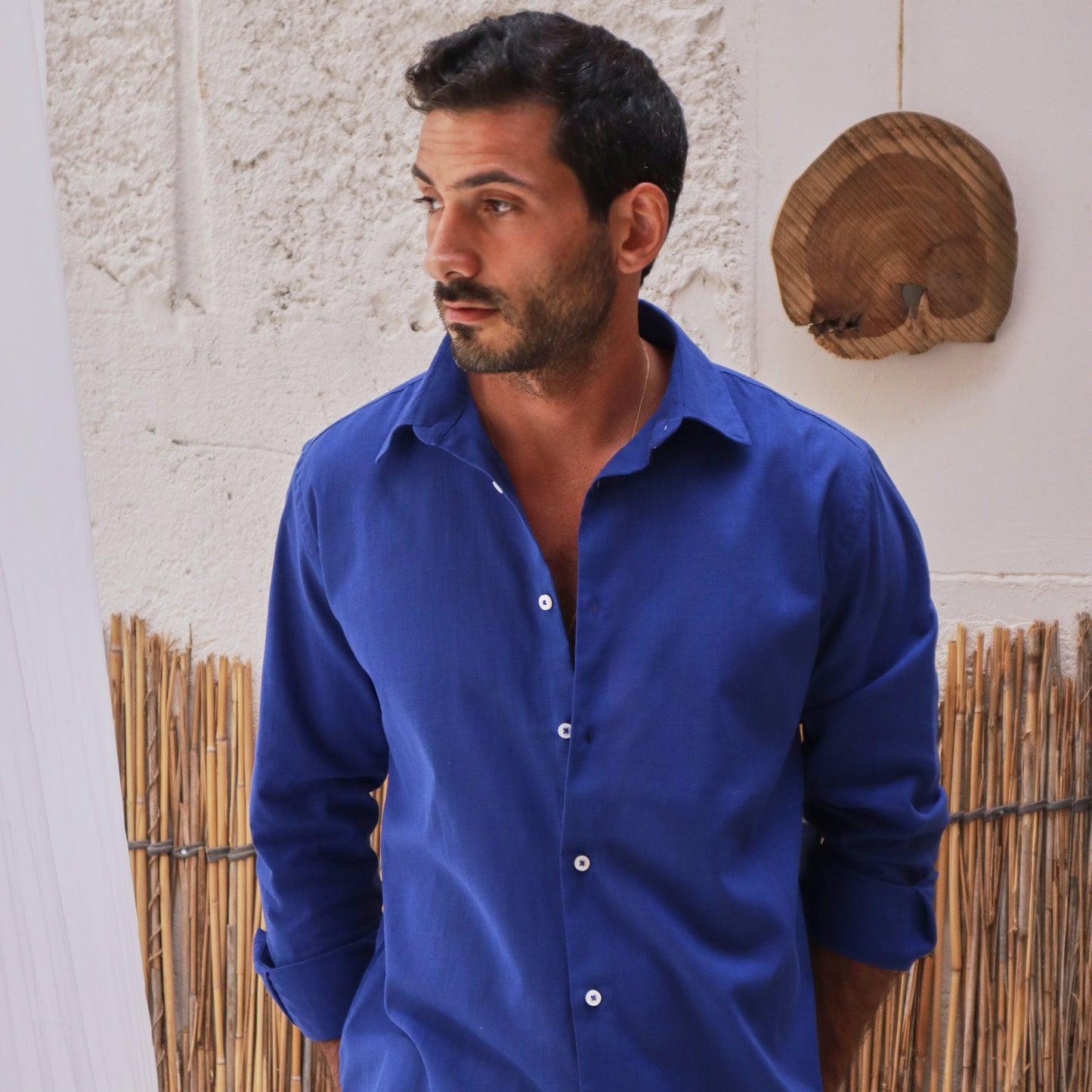 Blue Linen Shirt (Unisex) - Beachill